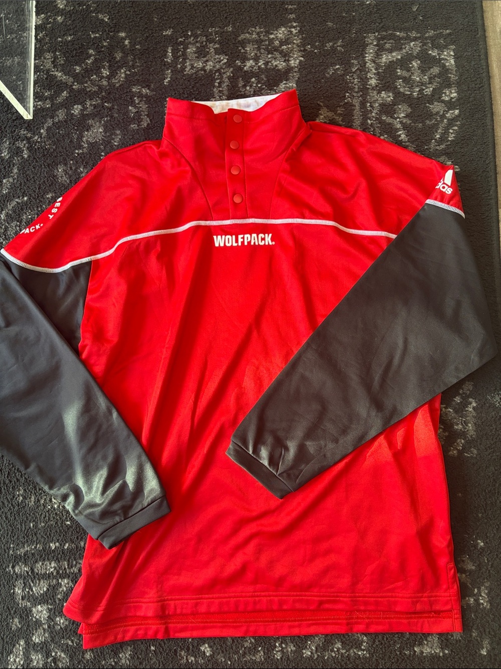 adidas NC State Wolfpack team issued Pullover